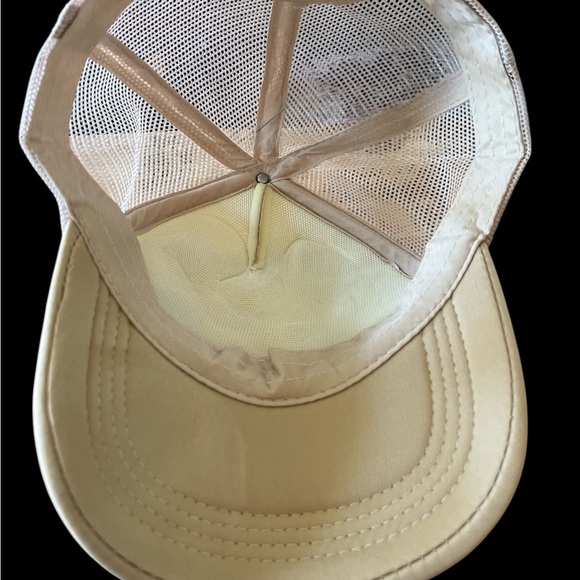 Personalized Women’s “C” Beige Cap with Decorative Patches - Picture 4 of 6